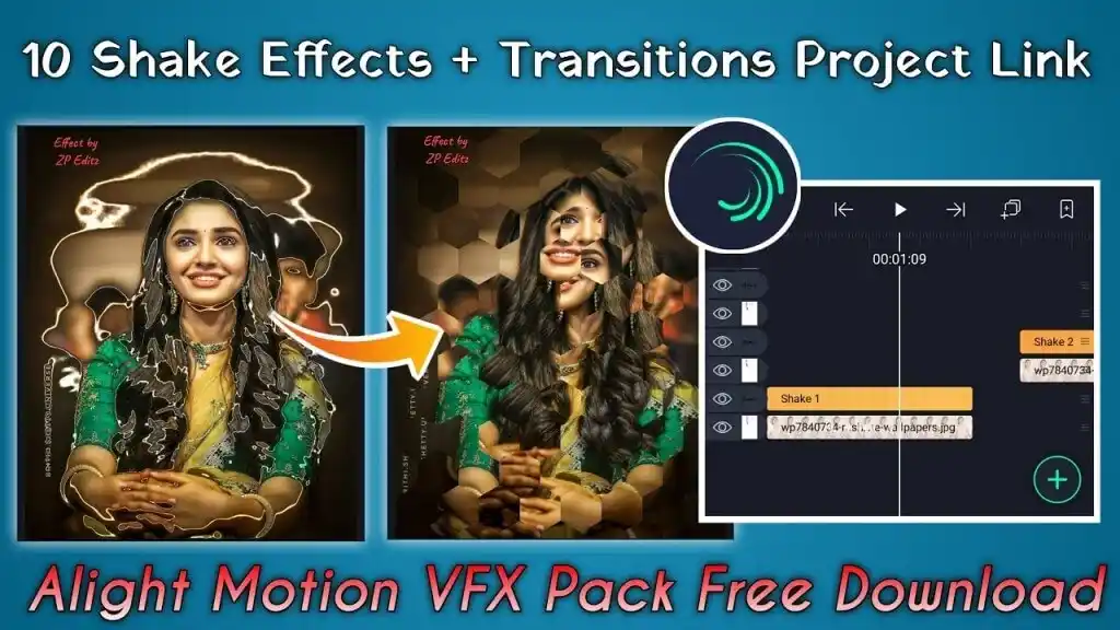 alight motion shake effect download