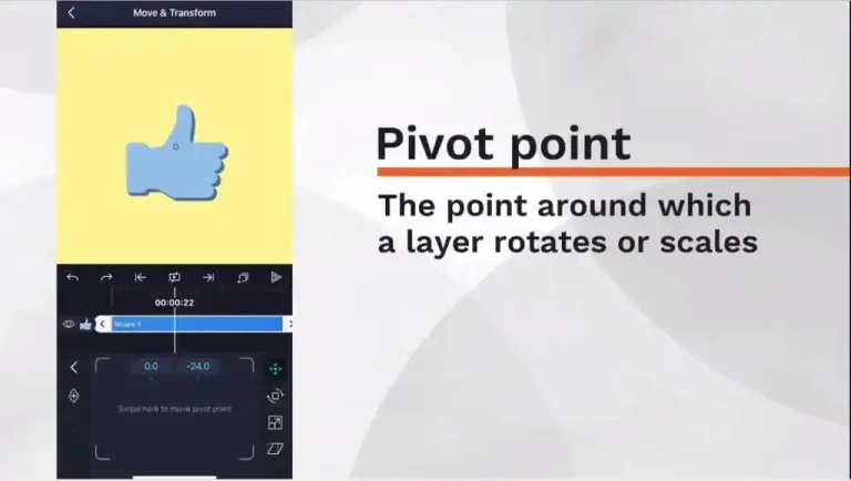 how to move pivot point in alight motion