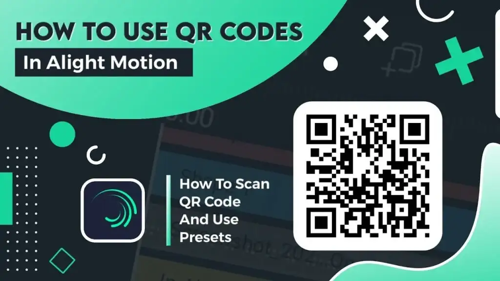 how to use alight motion qr codes